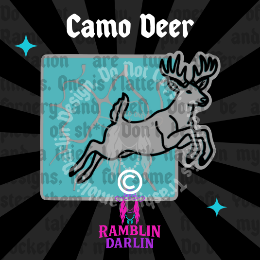 Camo Deer Mold ©️