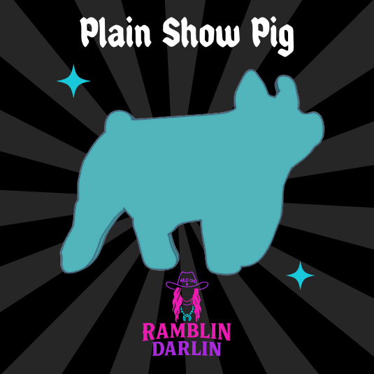 Plain Show Pig Mold