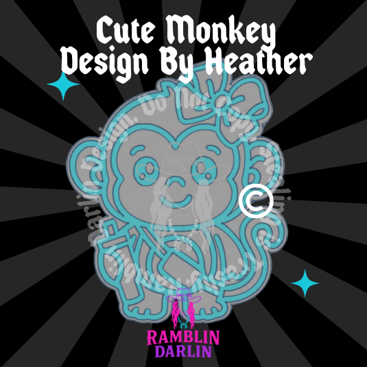 Cute Monkey Mold