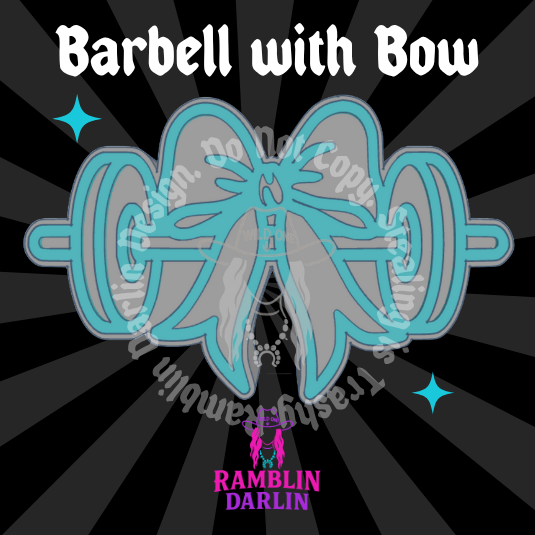 Barbell with Bow Mold