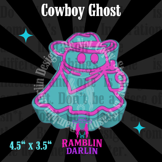 Cowboy Ghost Mold