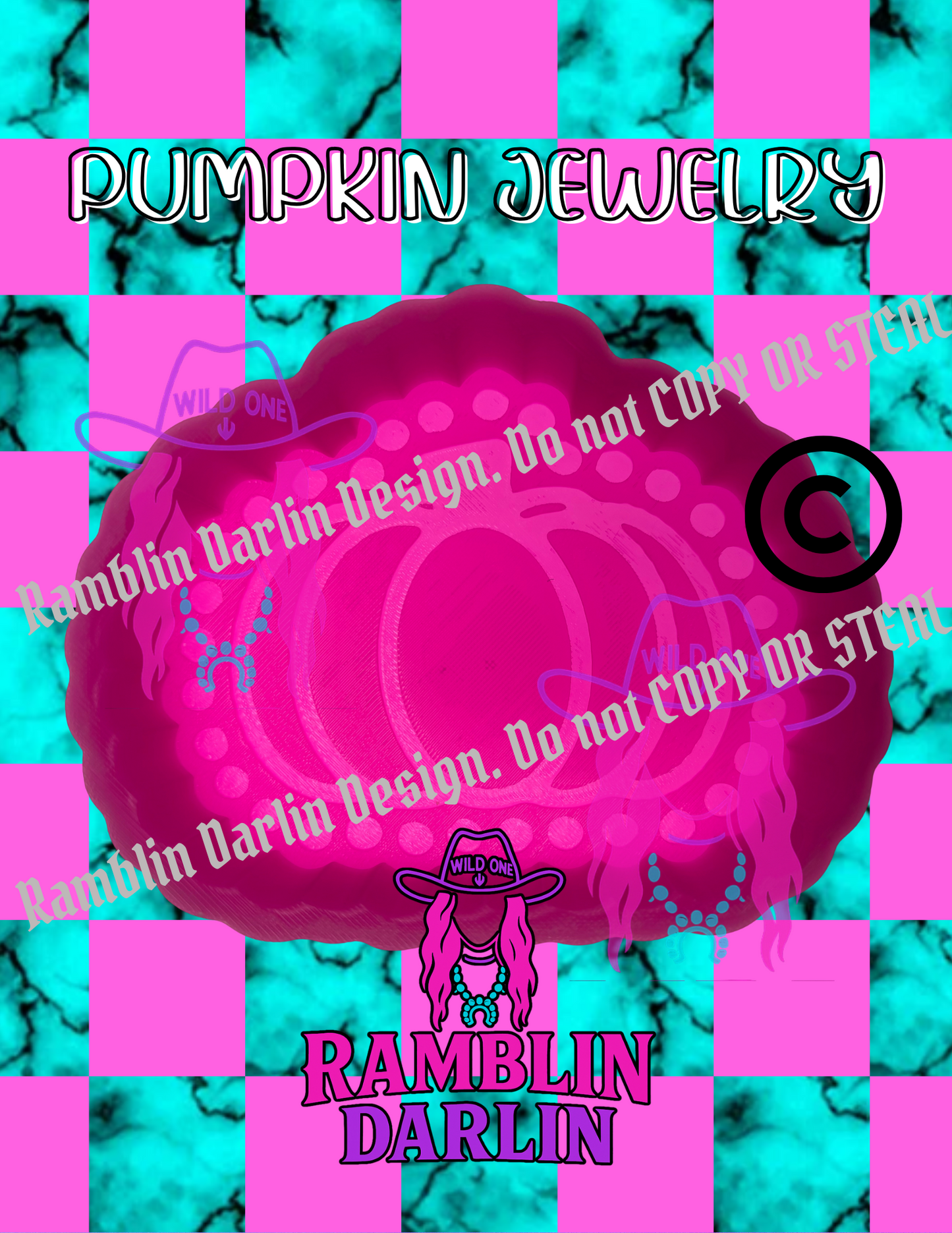 Pumpkin Jewelry Mold ©️