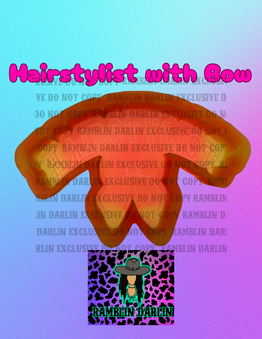 Hairstylist With Bow Mold