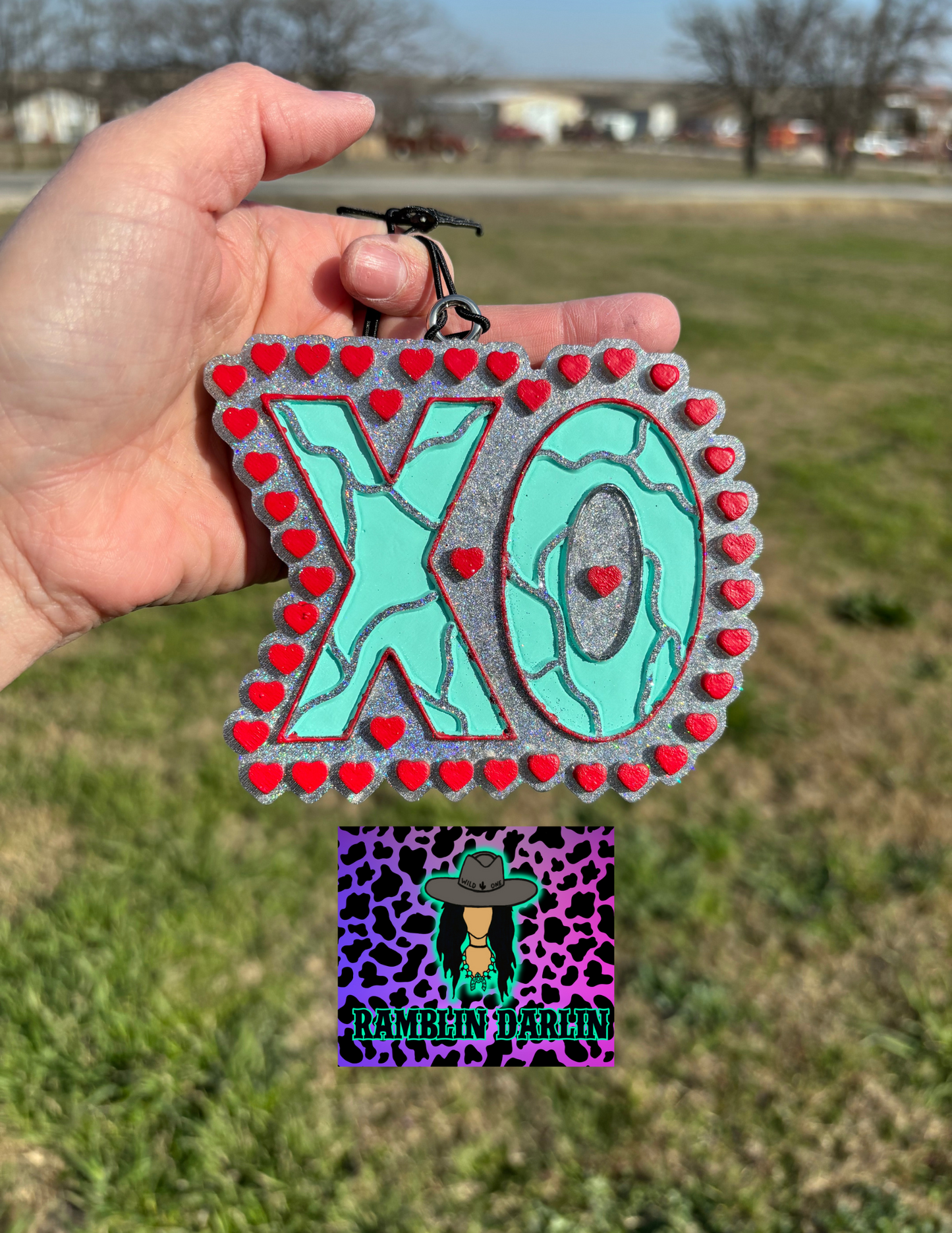 Turquoise XO Jewelry 1 Mold ©️