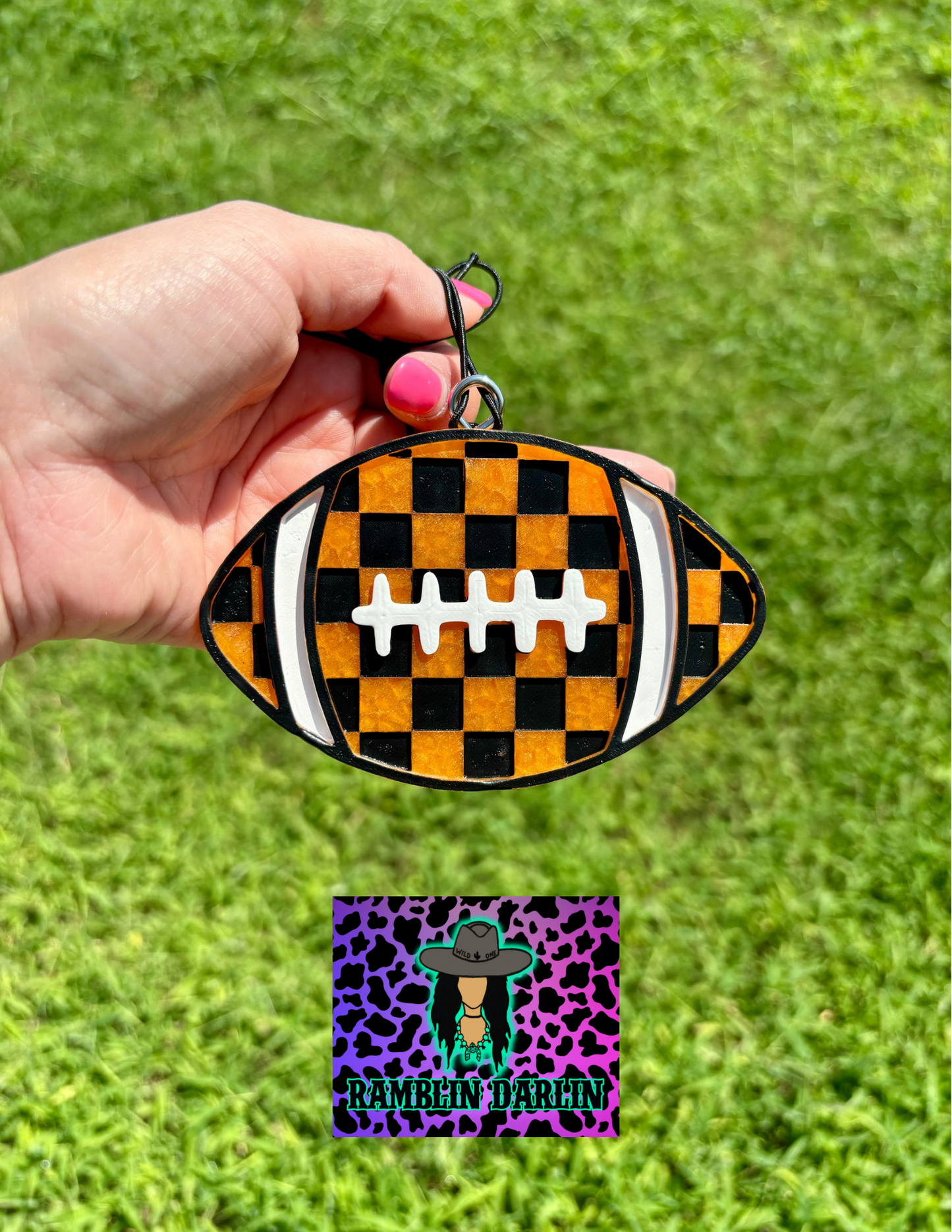 Checkered Football Mold