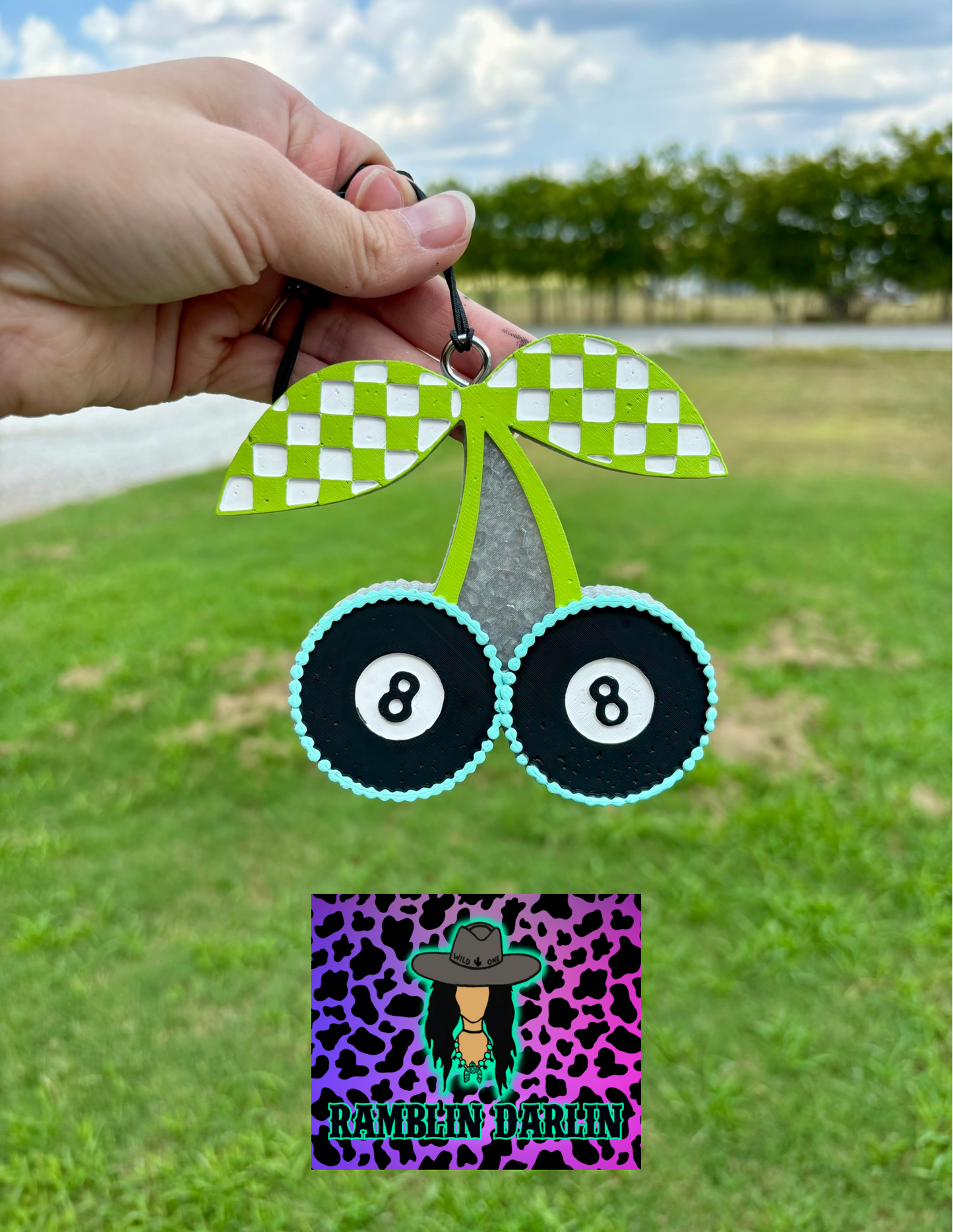 Checkered 8 Ball Cherries Mold