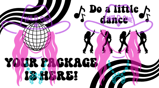 Do a Little Dance 2.25"x 1.25" Thermal Label (qty 100)