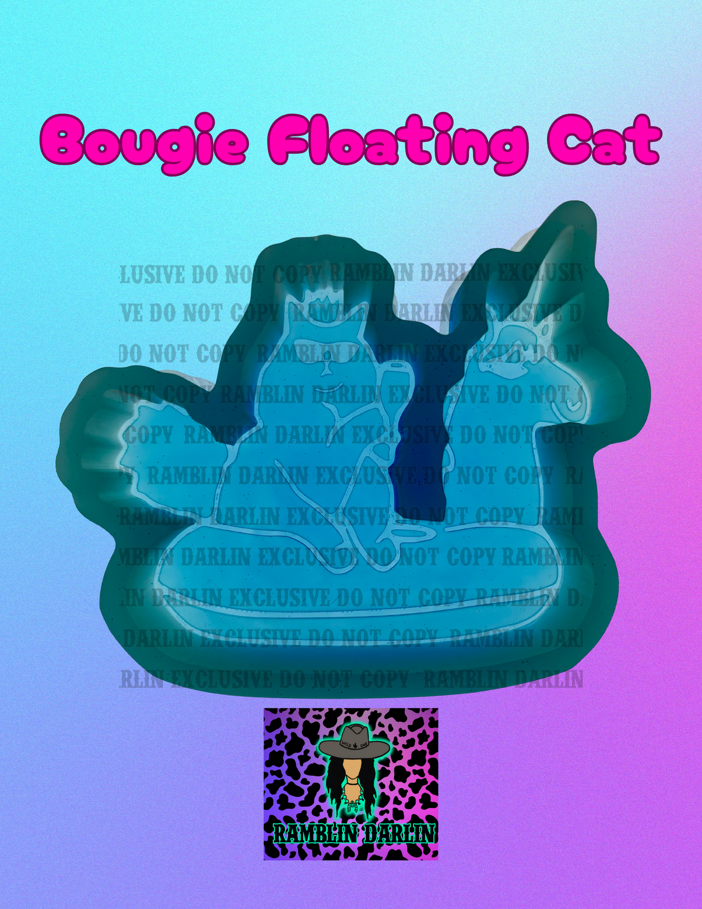 Bougie Floating Cat Mold ©️