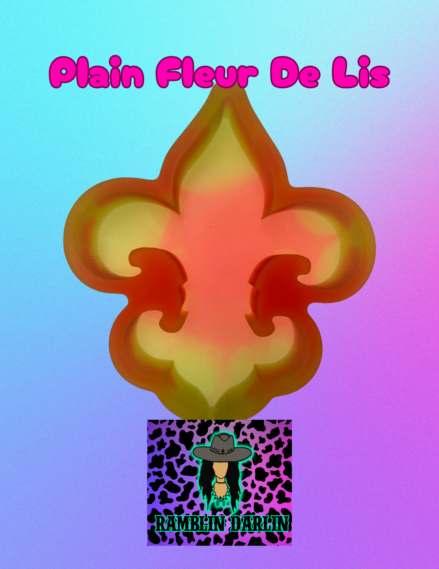 Plain Fleur De Lis Mold