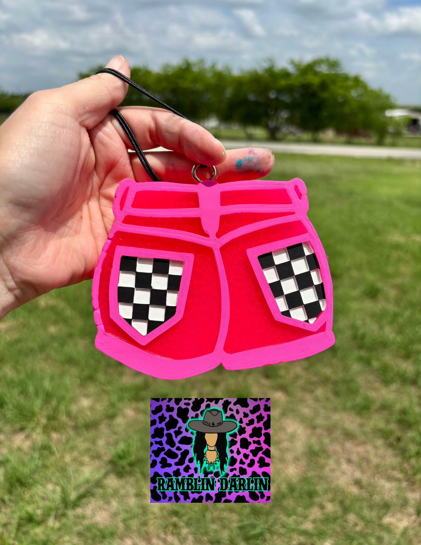 Checkered Pocket RD Shorts Mold ©️