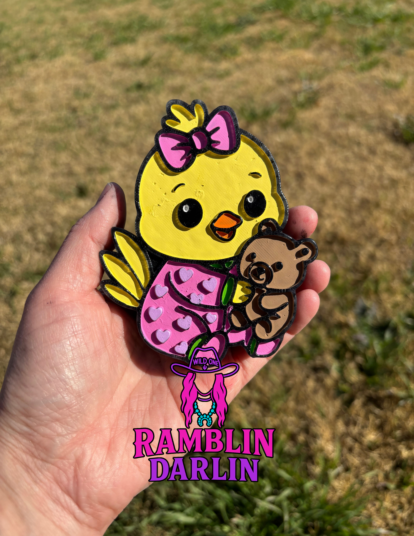 Chick with Bear Mold