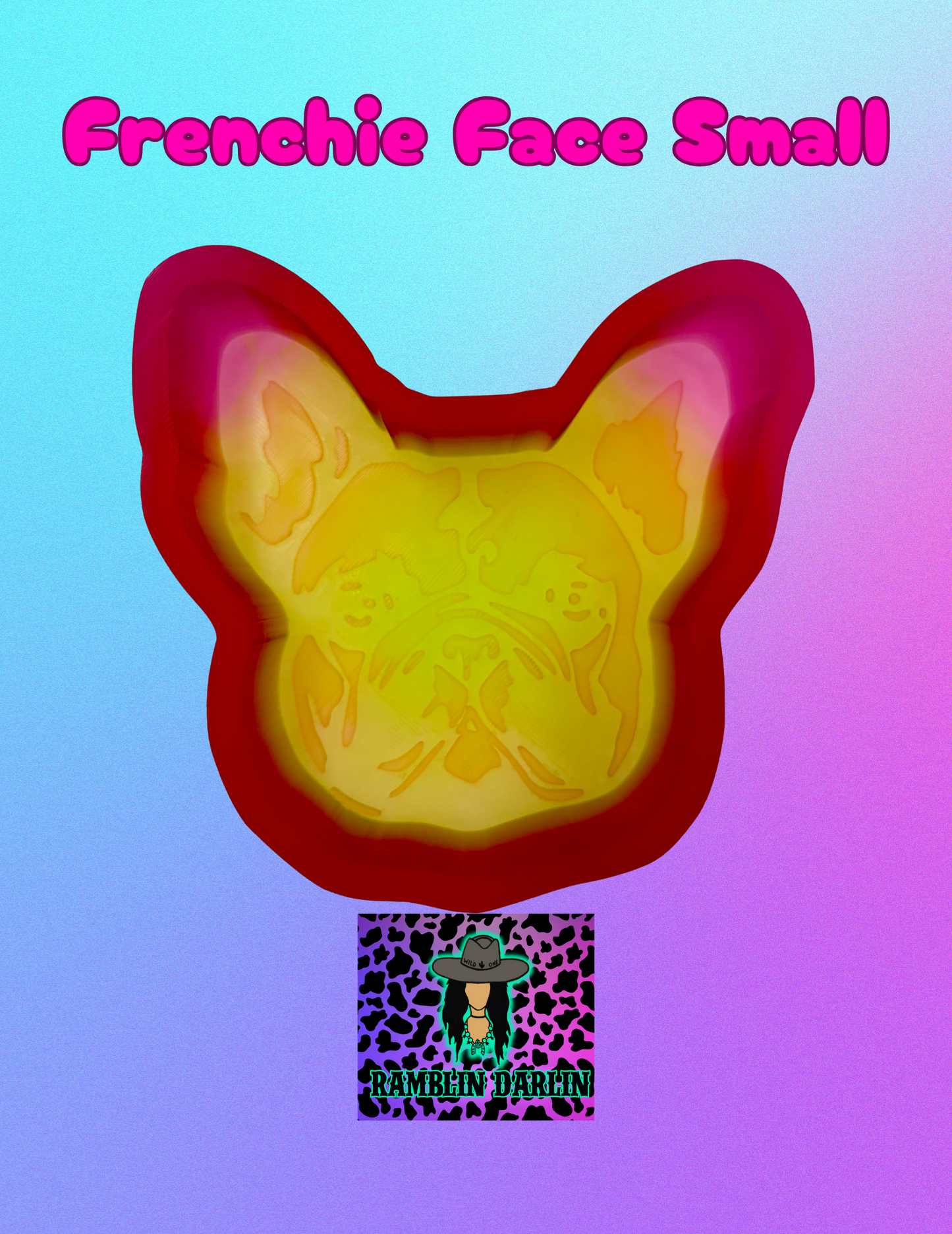 Frenchie Face Small Mold