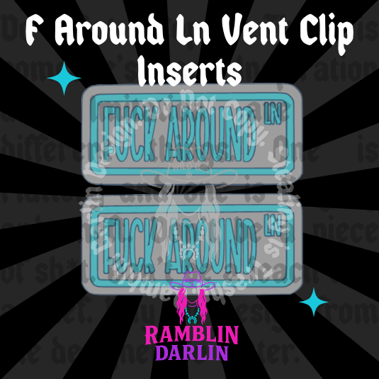 Street Sign Vent Insert Molds (2pk)