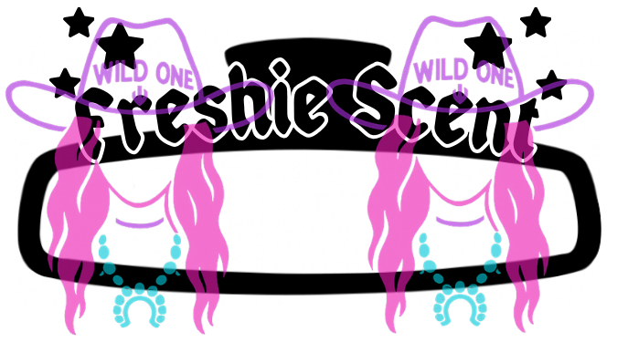 Freshie Scent Mirror 2.25"x 1.25" Thermal Label (qty 100)