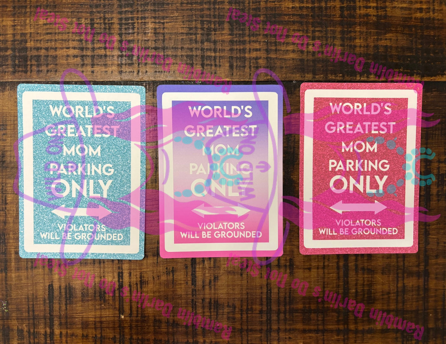 Parking Sign for Framed Rectangle Cardstock (5pk)