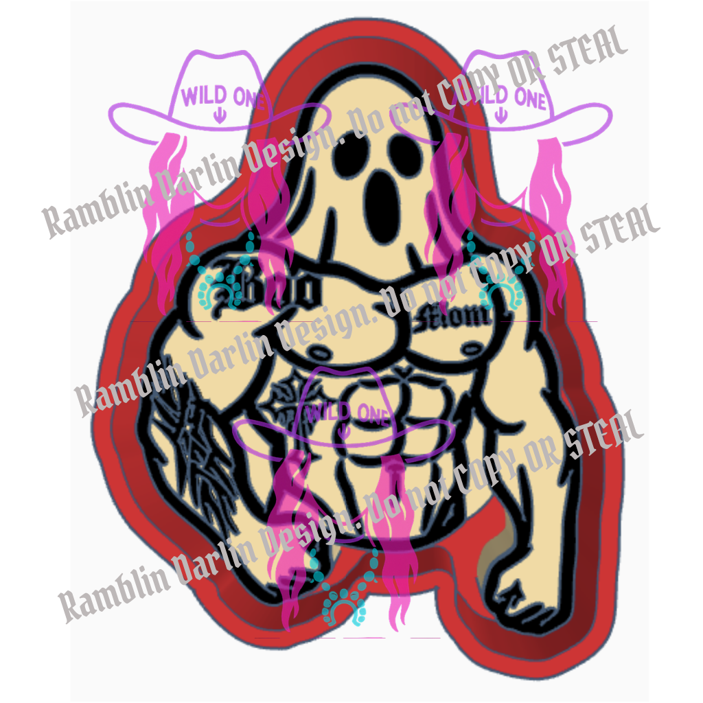 Ghost Man Oh Man Tattooed STL files