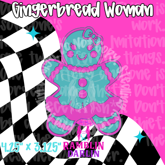 Gingerbread Woman Mold