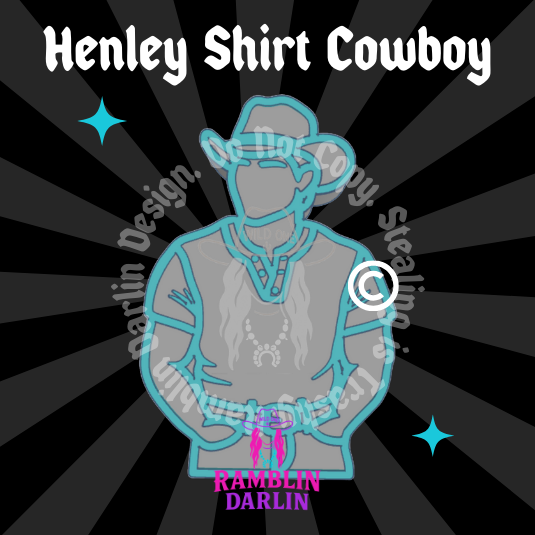 Henley Shirt Cowboy Mold ©️