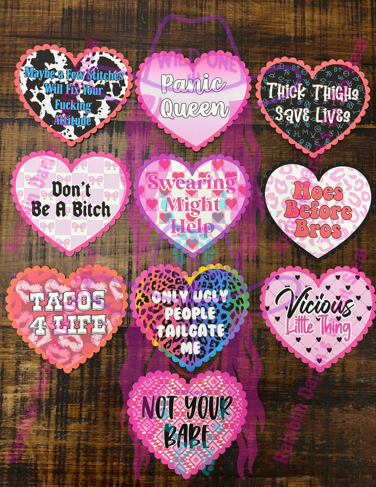 Valentine Heart Cardstock (10pk)
