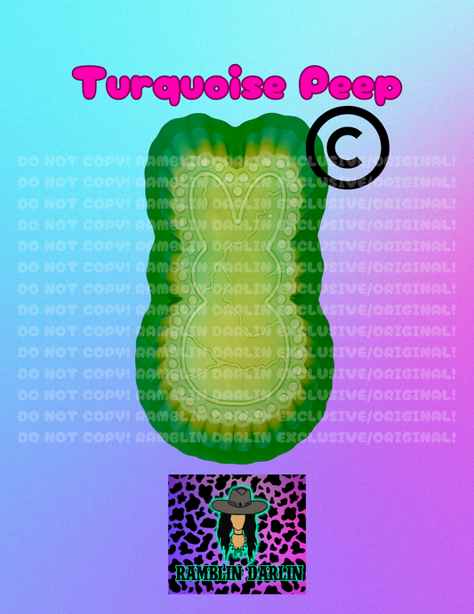 Turquoise Peep Mold ©️