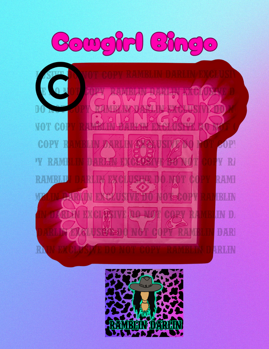Cowgirl Bingo Mold ©️