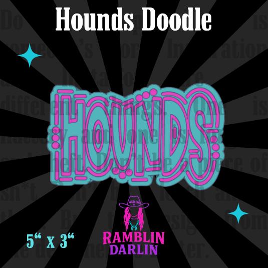 Hounds Doodle Mold