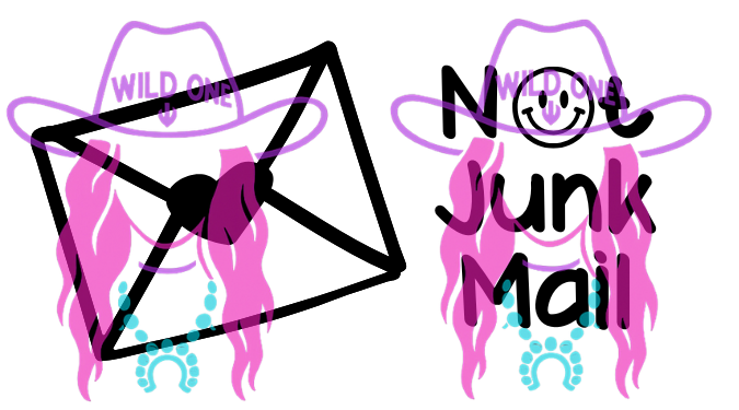 Not Junk Mail 2.25"x 1.25" Thermal Label (qty 100)