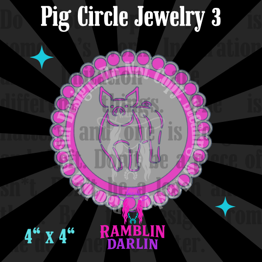 Pig Jewelry Mold 3