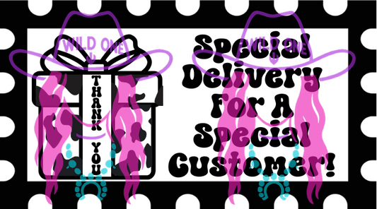Special Delivery Present PNG file For Thermal Labels (2.25" x 1.25")
