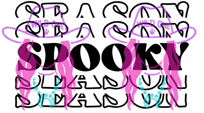 Spooky Season PNG file For Thermal Labels (2.25" x 1.25")