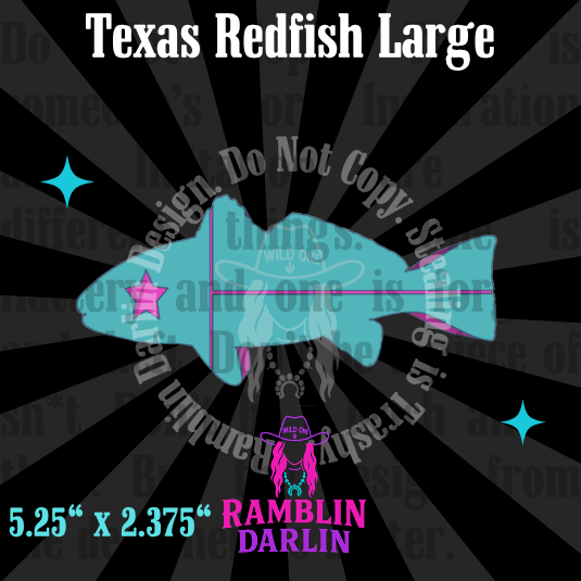 Texas Redfish Large Mold