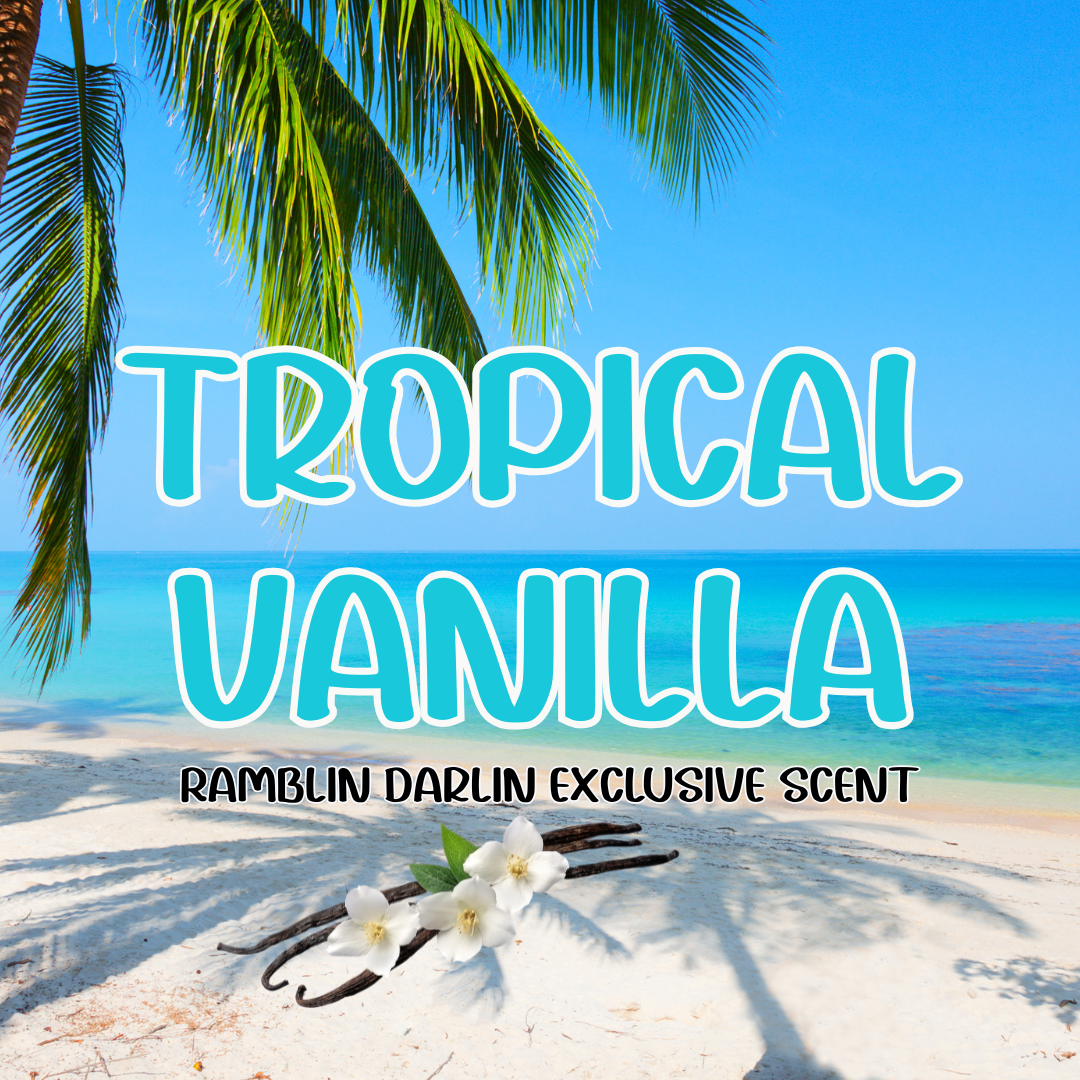 Tropical Vanilla Scented Beads 8 ounces