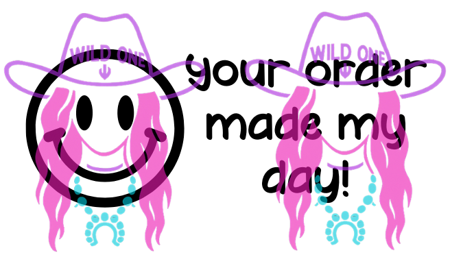 Your Order Made My Day Smiles 2.25"x 1.25" Thermal Label (qty 100)