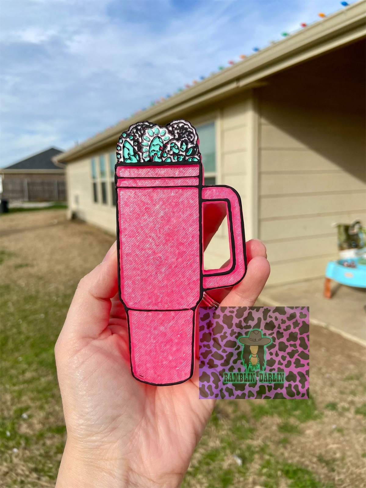 Turquoise Tumbler Mold ©️