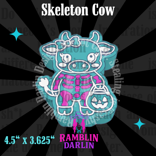 Skeleton Cow Mold