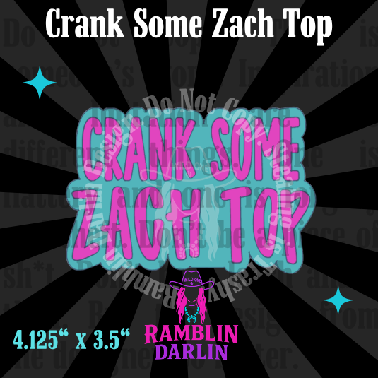 Crank Some Zach T Mold
