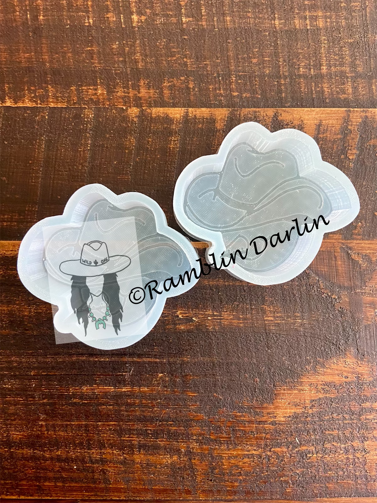 Cowboy Snowman Vent Clips (2 pk)