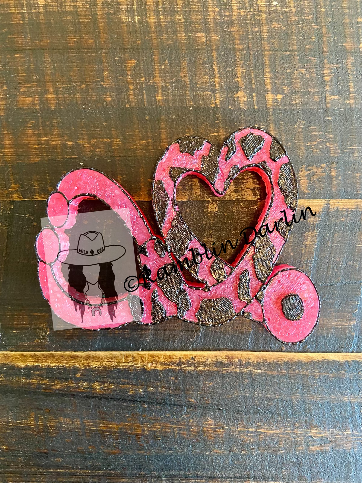 Cow Print Stethoscope Mold