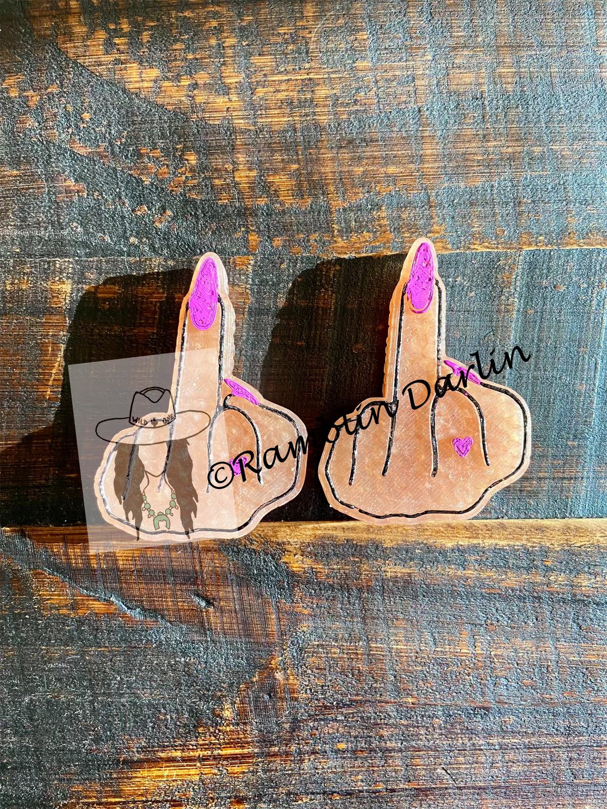 Middle Finger Vent Clips