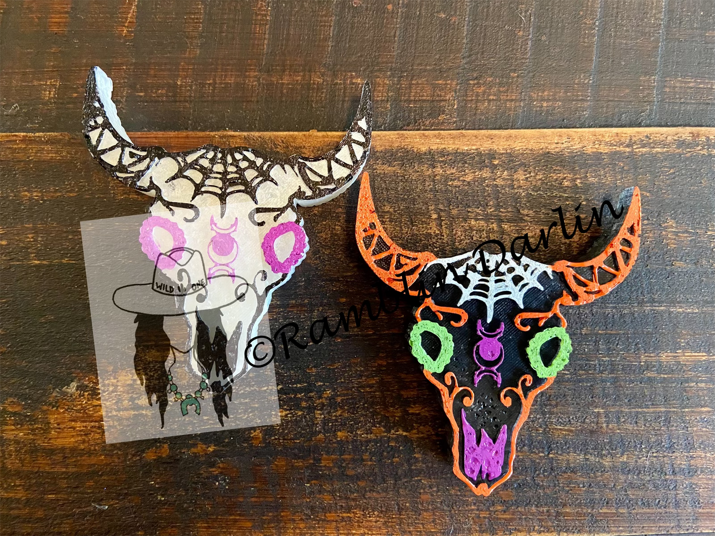 Halloween Bull Skull Mold