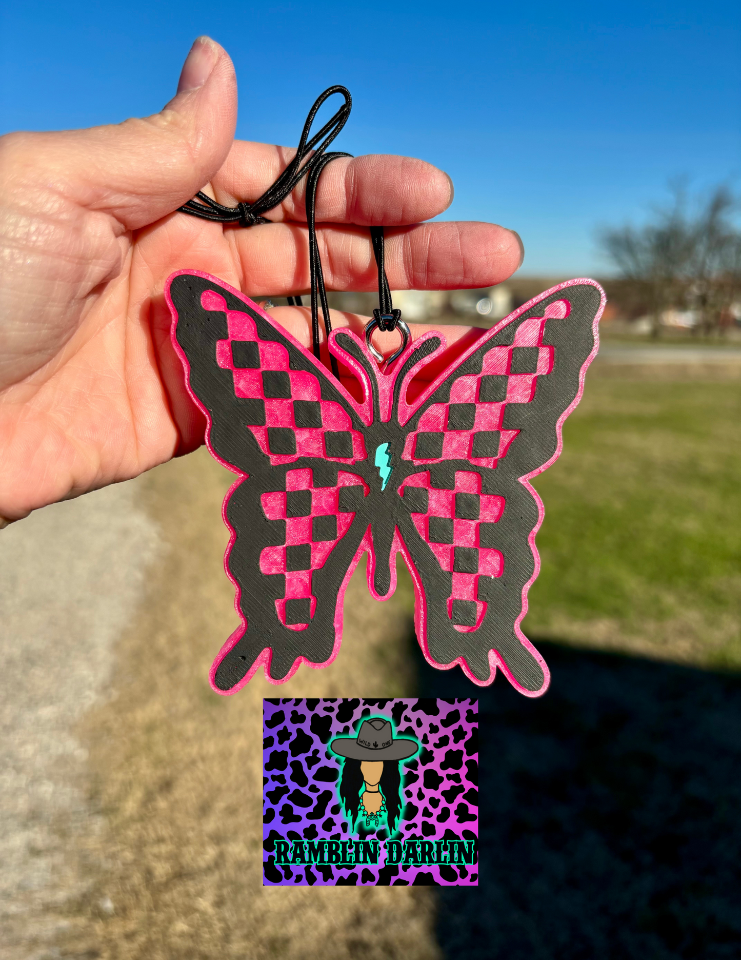 Checkered Butterfly Mold