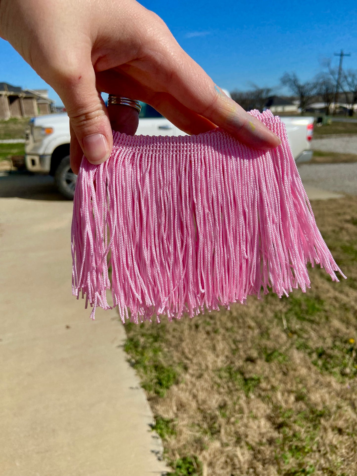 Light Pink 4” Fringe