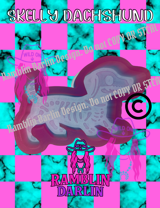 Skelly Dachshund Mold ©️