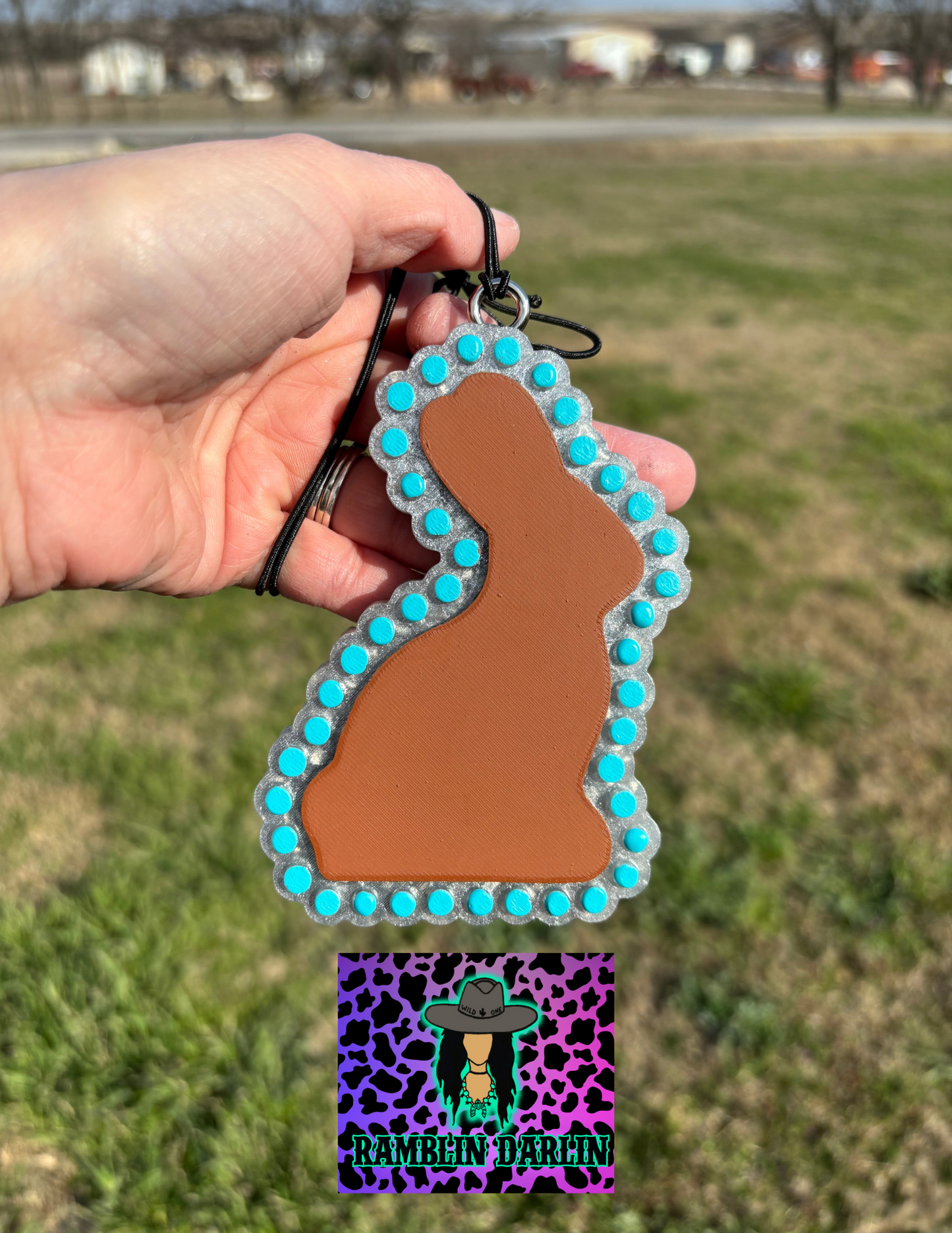 Turquoise Bunny Mold ©️