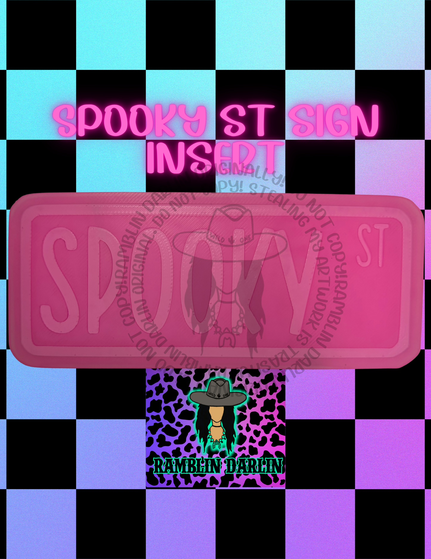 Street Sign Insert Mold