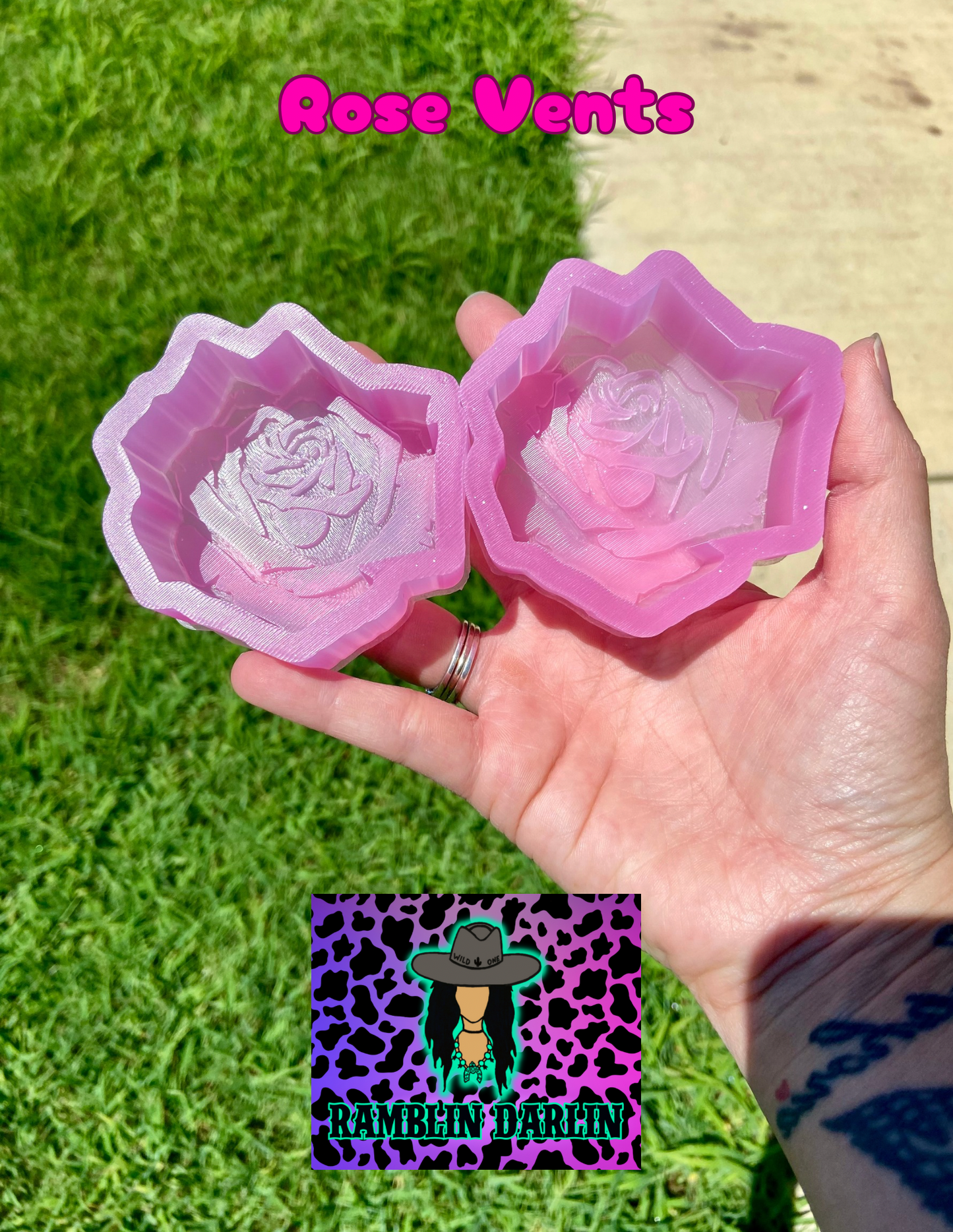 Rose Vent Mold (2 pk)