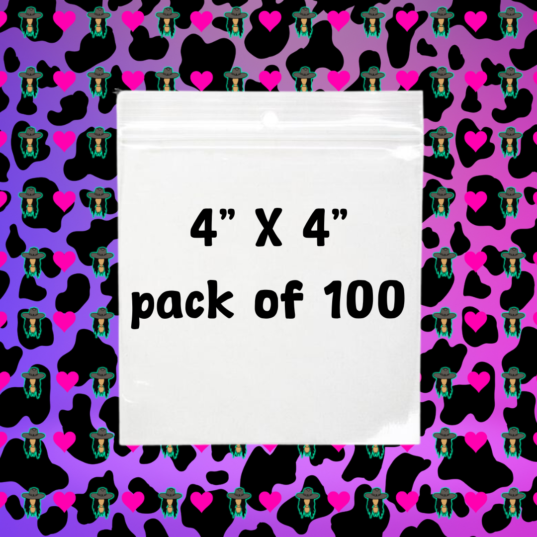 4x4 Polypropylene Bags (100 pk)