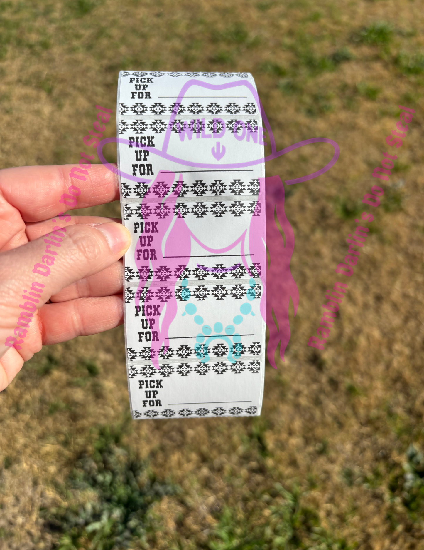 Pick Up For Aztec 2.25"x 1.25" Thermal Label (qty 100)