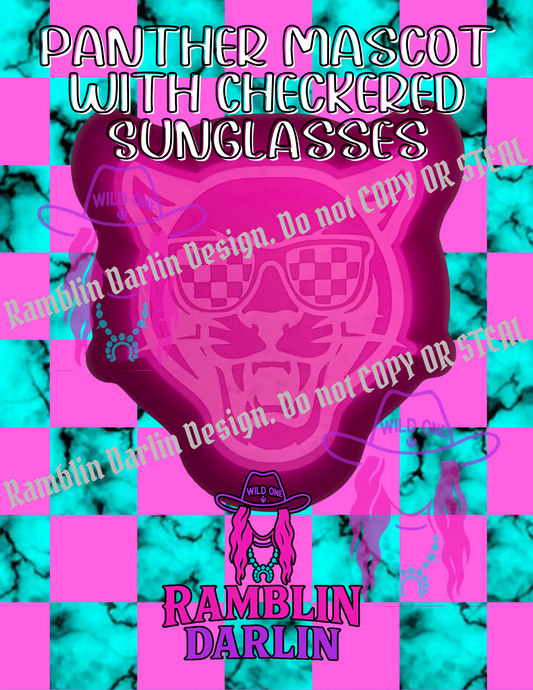 Panther in Checkered Sunglasses Mold