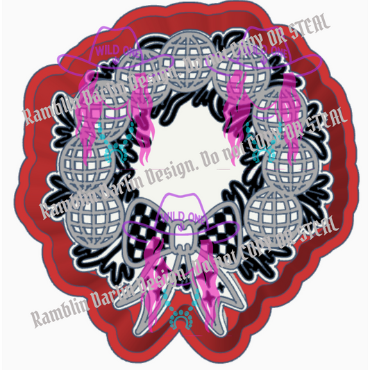 Disco Ball Wreath STL files